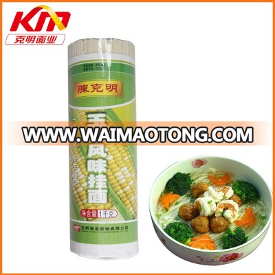 Health And Low Fat Chinese Corn Flavor Dry Noodle